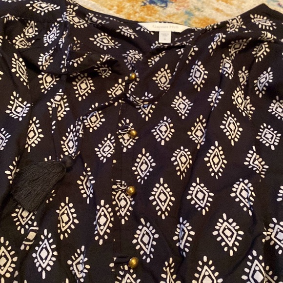 Garnet Hill Reno Draped Romper - Picture 3 of 5